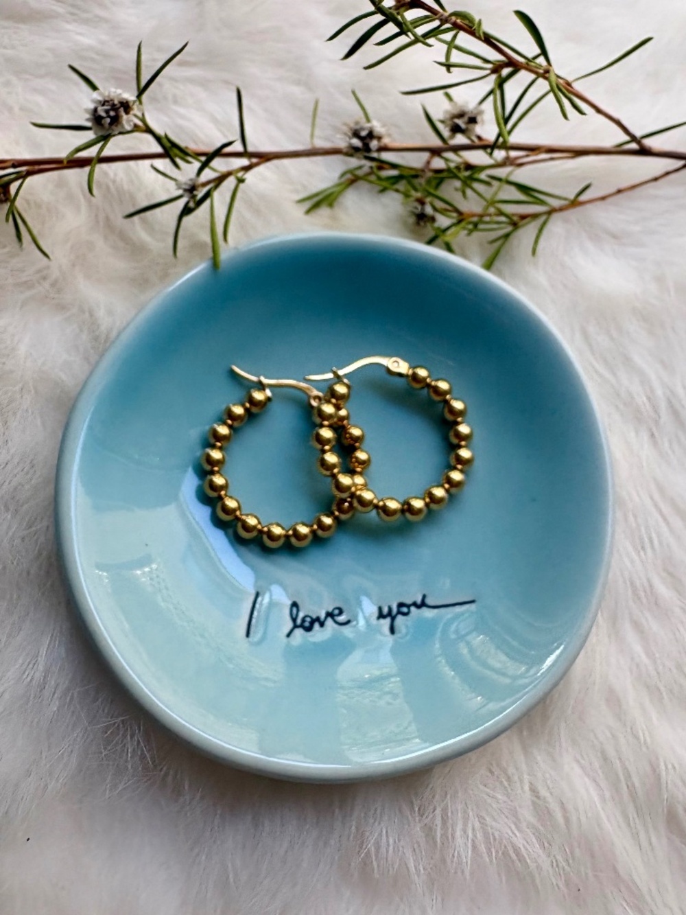 Earrings 14K Gold Filled Plus™ Circle Ball Hoop Earrings